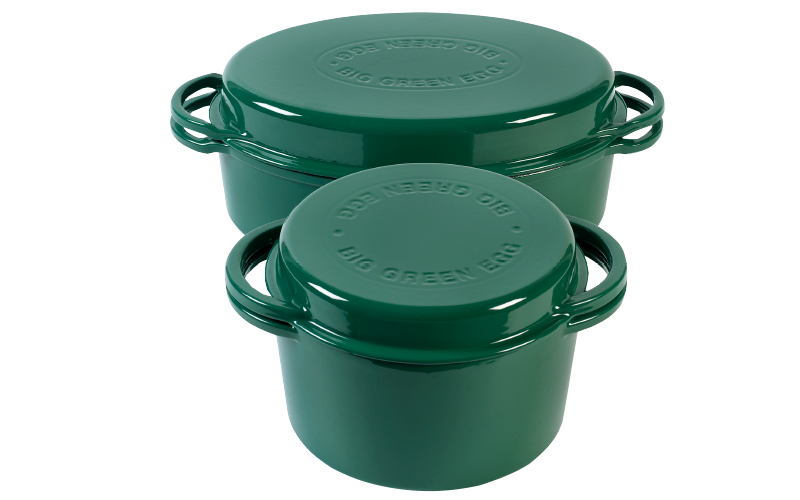 Big Green Egg Dutch Ofen grün oval XXL/XL/L