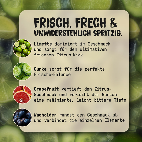 O`Donnell Moonshine  Kombiset Limette mit Ausgießer 700ml 
