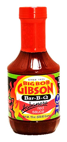 Big Bob Gibson Flasche Habanero Red Sauce 538g