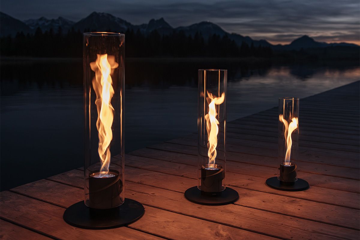 Höfats Spin 1500 Tischfeuer schwarz