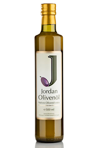 Jordan Olivenöl - Natives Olivenöl extra 0,5 l Flasche