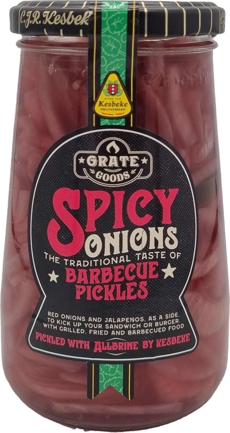 Grate Goods Spicy Onions Barbecue Pickles 325g