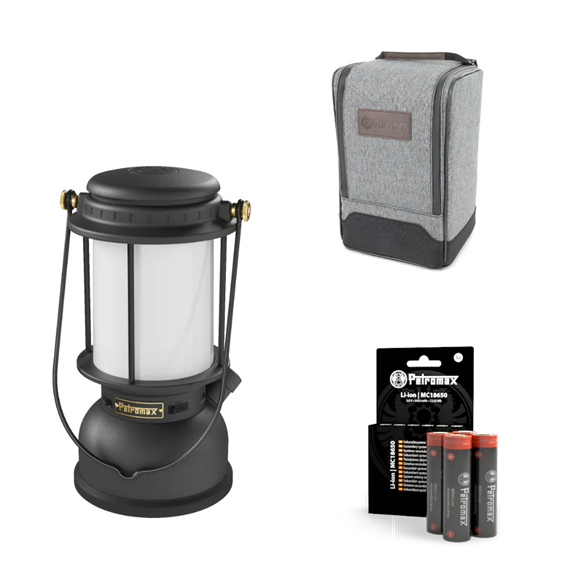 Petromax LED Laterne LM500 Set inkl. Akkus und Tasche