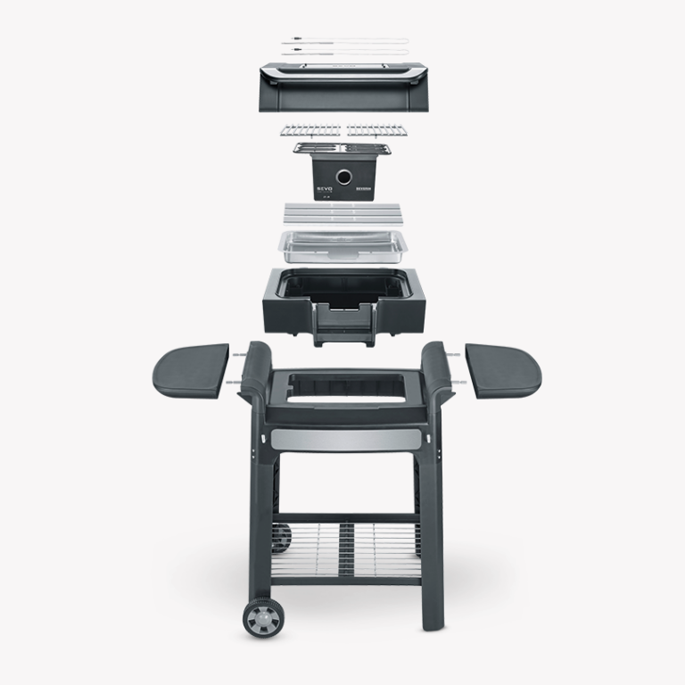 Severin Elektrogrill Smart Control GTS mit Standuntergestell