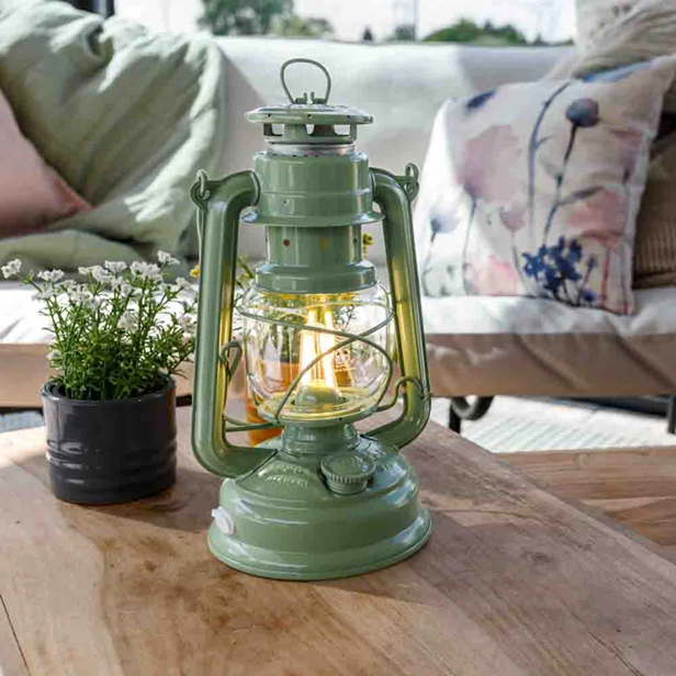 Petromax LED Laterne Feuerhand Sage Green